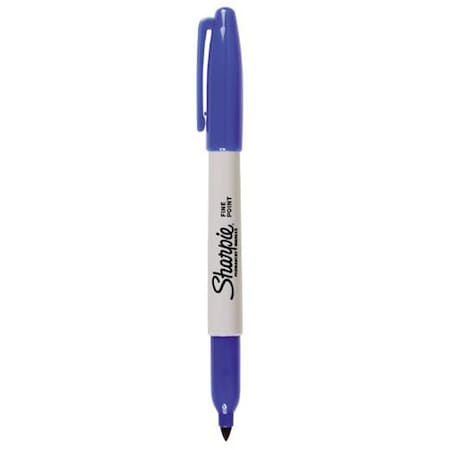 Newell Blue Permanent Marker, 1 mm Fine Tip SAN30003